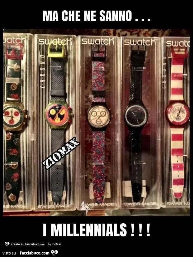 Ma che ne sanno… i millennials