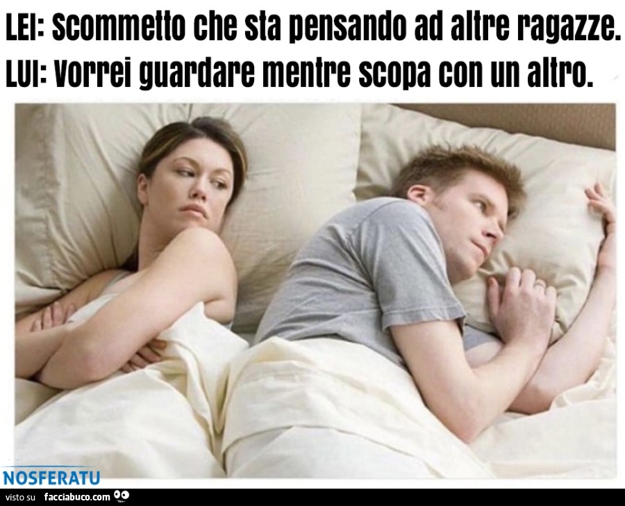 Voglio guardare mentre scopa con un altro
