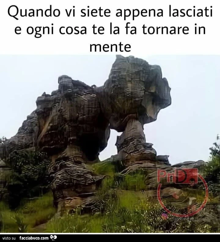 Quando vi siete appena lasciati e ogni cosa te la fa tornare in mente