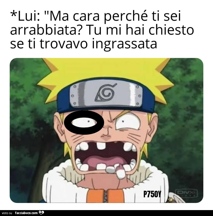 Ingrassata naruto donna