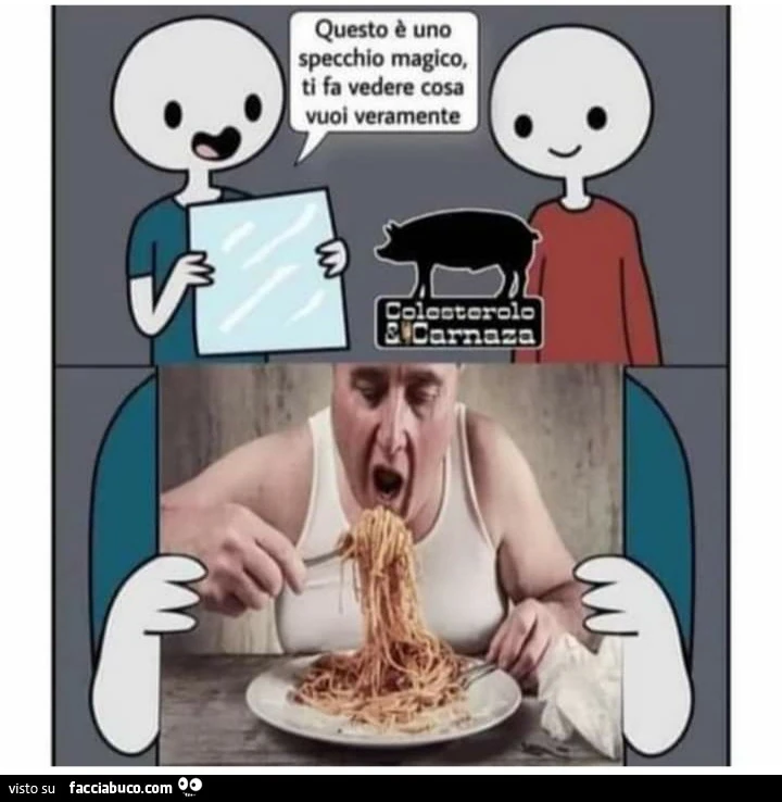 Questo è uno specchio magico ti fa vedere cosa vuoi