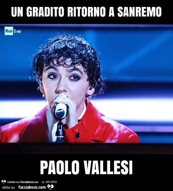 Un gradito ritorno a sanremo paolo vallesi