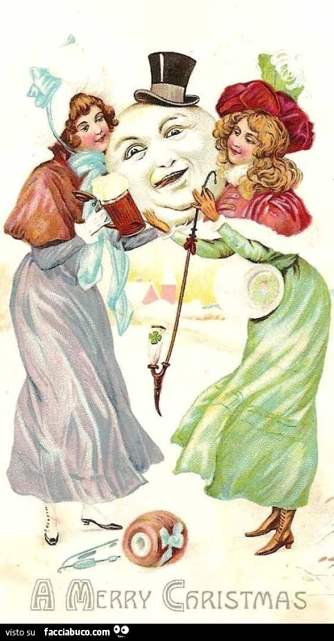 Cartolina di Natale&hellip; Assomiglia a Jabba quando Leia lo ha strangolato