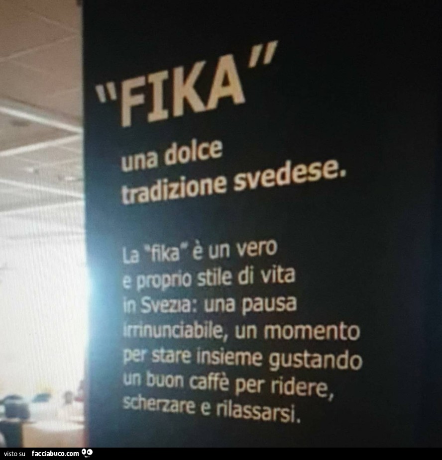 Ma dato che è di IKEA è di legno?… spot divertente pubblicato da Gitano -  Facciabuco.com