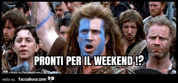 Pronti per il weekend!?