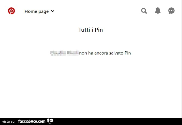 Non ha ancora salvato pin