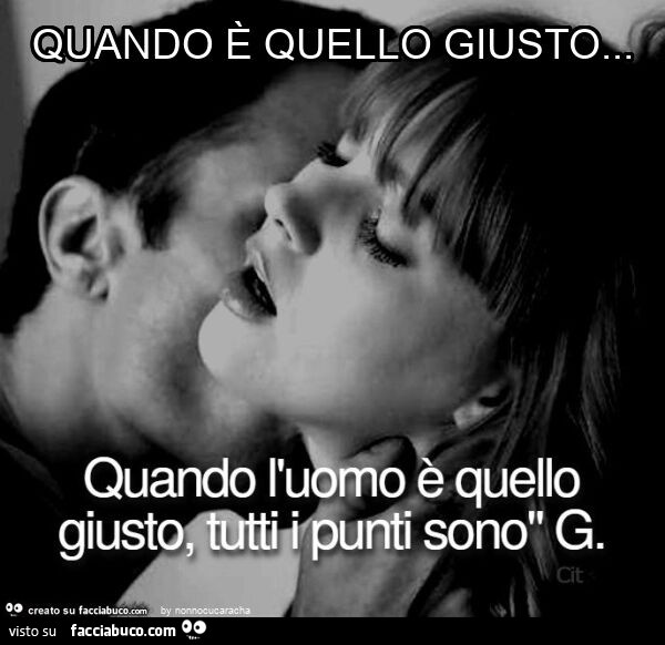 Quando è quello giusto