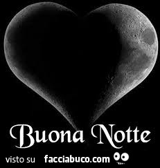 Cuore di luna. Buona notte