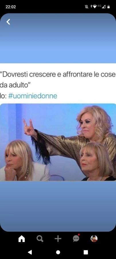 Dovresti essere più maturo