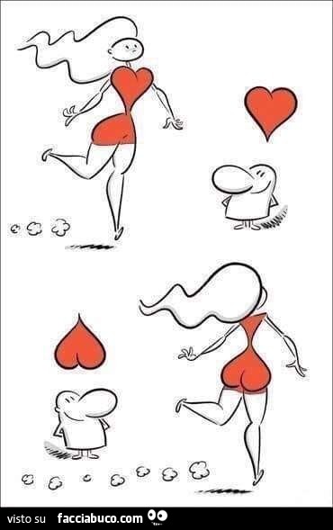 Cuore culo e tette