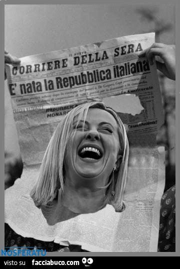 È nata la repubblica italiana