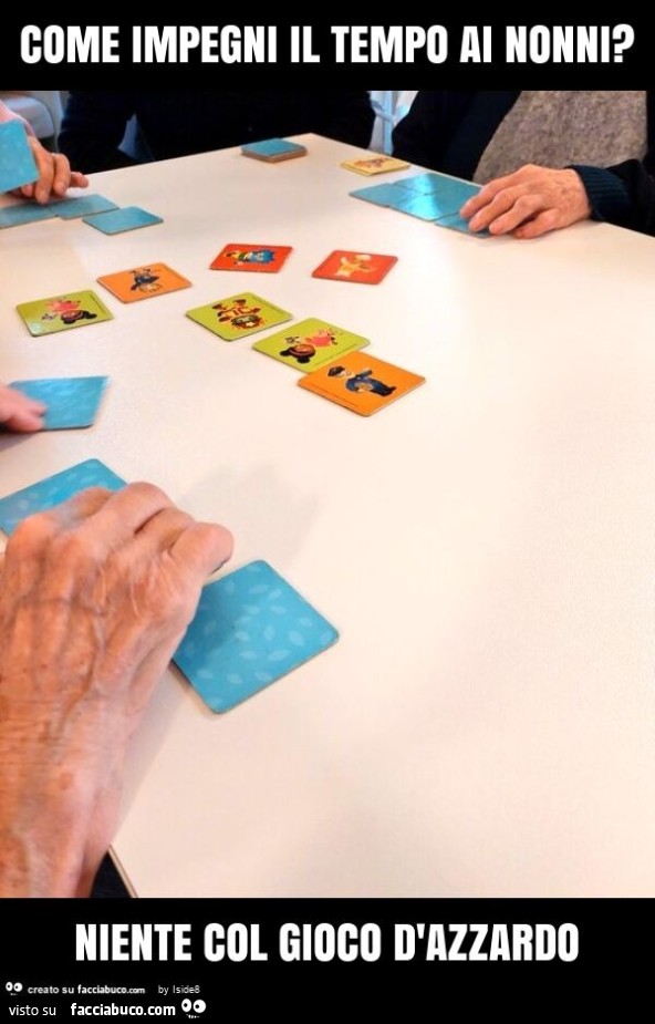 Come impegni il tempo ai nonni? Niente col gioco d'azzardo