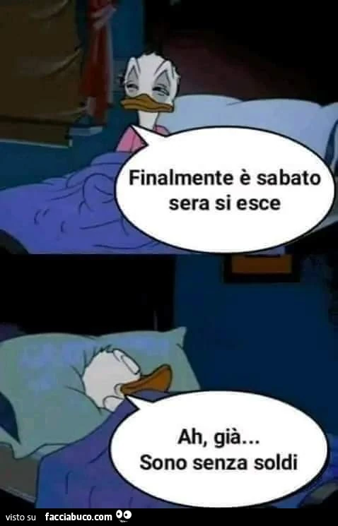 Sabato sera uscire senza soldi