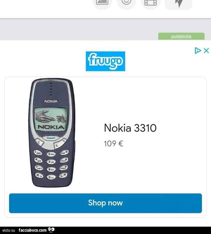 Nokia 3310 a 109€
