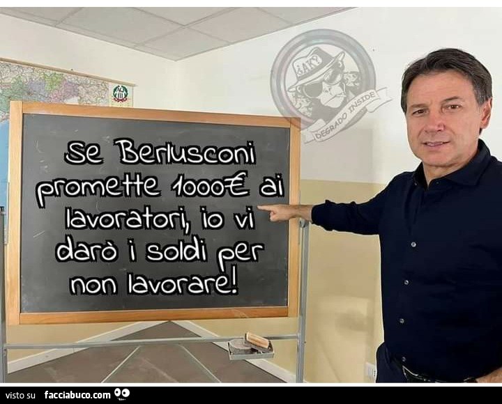 Se Berlusconi promette 1000 ai lavoratori io vi darò