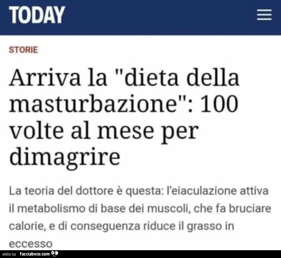 Arriva la dieta della masturbazione: 100 volte al mese per dimagrire