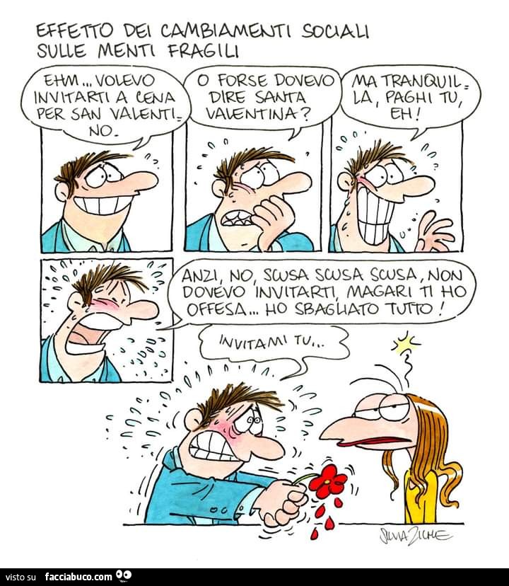 Effetto dei cambiamenti sociali sulle menti fragili