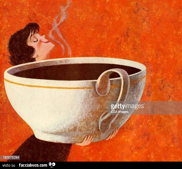Tazza gigante di caffè
