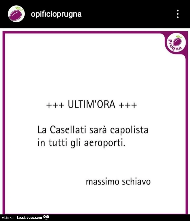La Casellati sarà capolista in tutti gli aeroporti